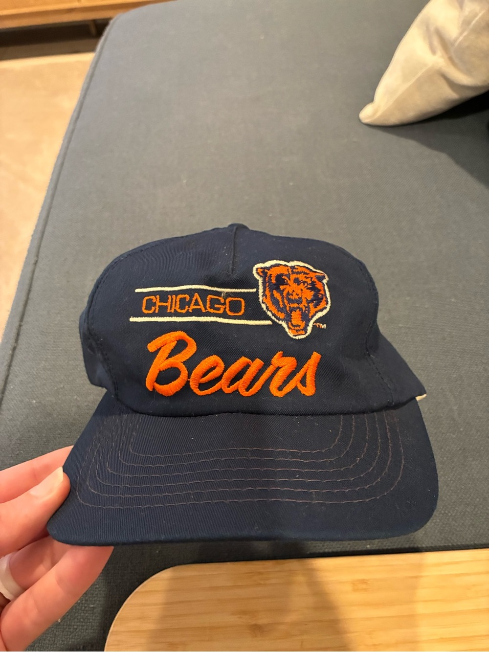American Needle Navy and Tan NFL Licensed Baseball Cap - Picture 2 of 5